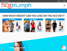 Tablet Screenshot of hcgdiet.com